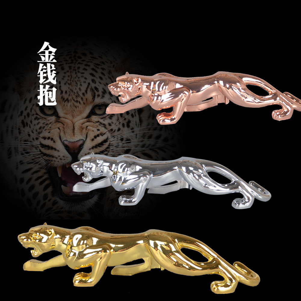 Large new pattern Leopard automobile Decoration Interior trim Ornaments alloy vehicle decorate Supplies wholesale On behalf of