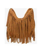 Demi-season fashionable one-shoulder bag with tassels, trend bag strap, Korean style, European style