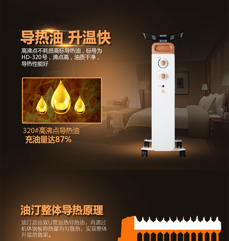 电热油汀取暖器好吗
