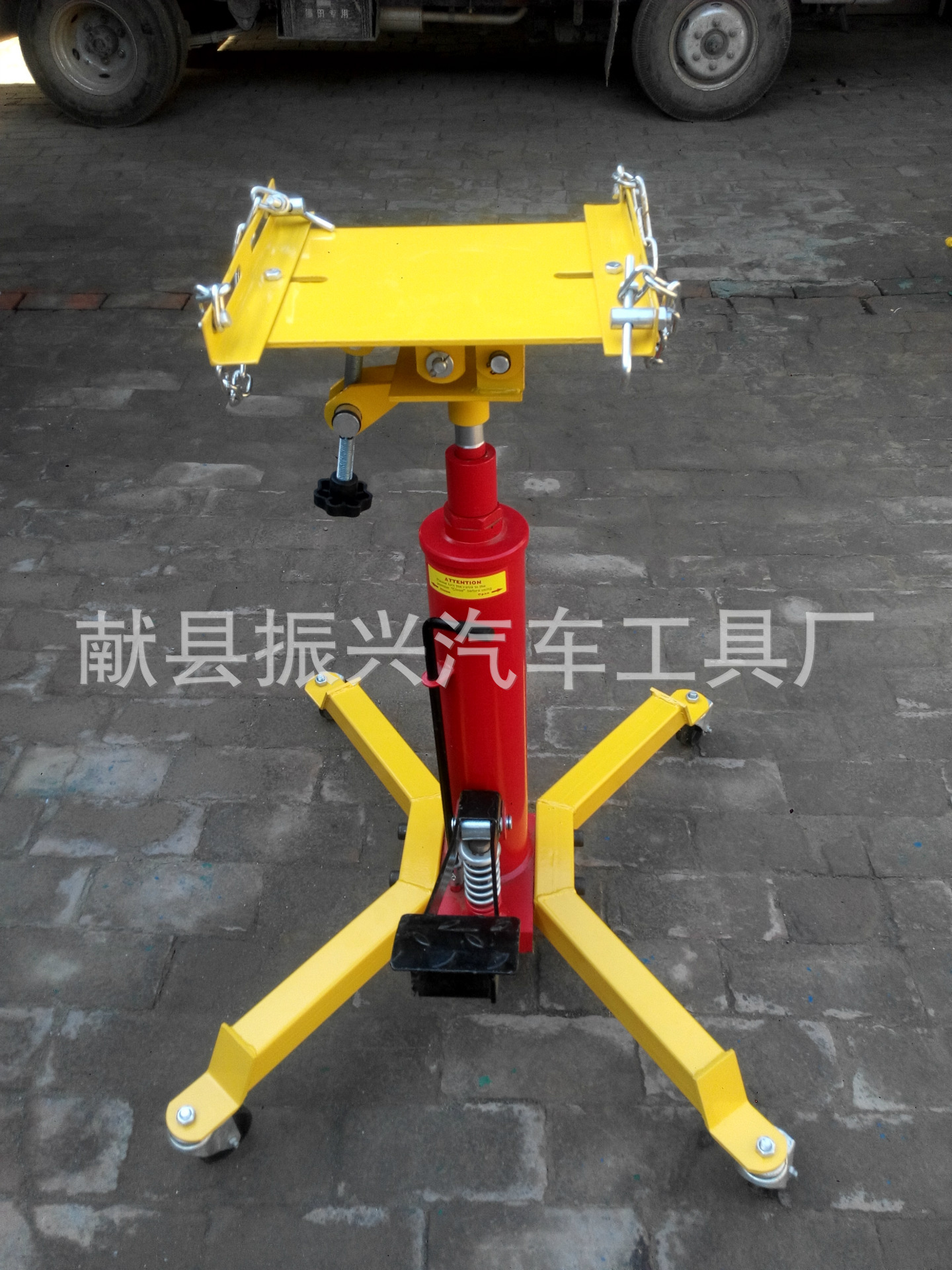 供应0.5吨变速箱高位运送器 变速箱托架 液压运送器 顶高器