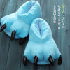 Comfortable footwear suitable for men and women, cartoon coral plush multicoloured dinosaur, wholesale