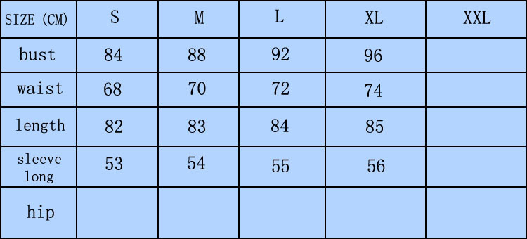 英语尺码表4个码