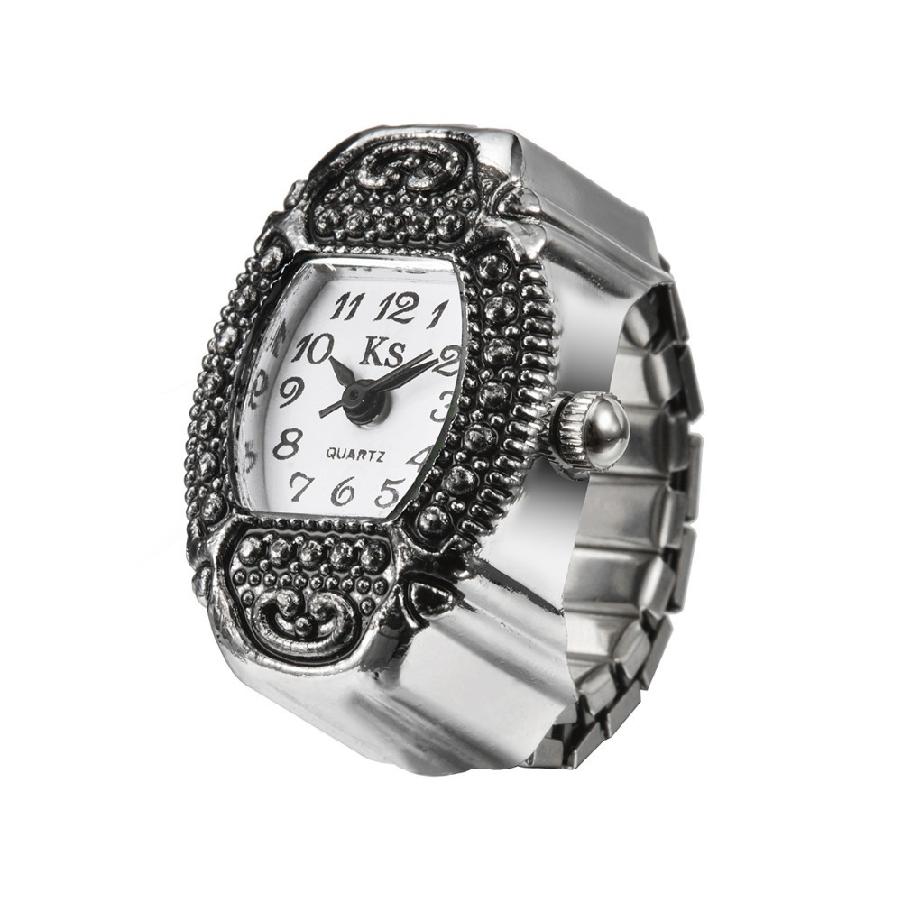 All Seasons Season Vintage Style Geometric Quartz Watch Rings