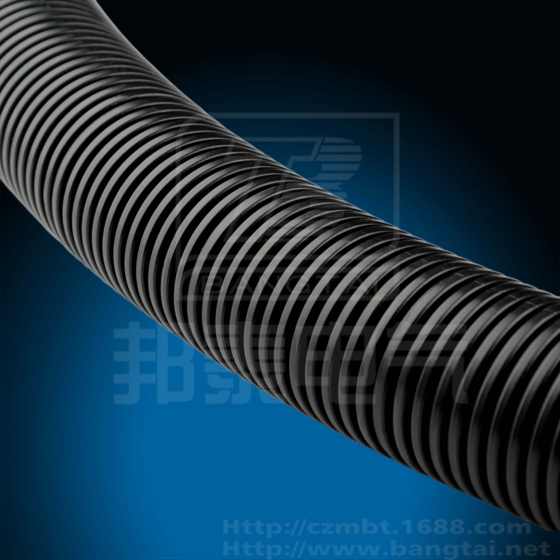 广州市邦泰电气厂家批发环保不阻燃线束PE塑料波纹软管/浪管