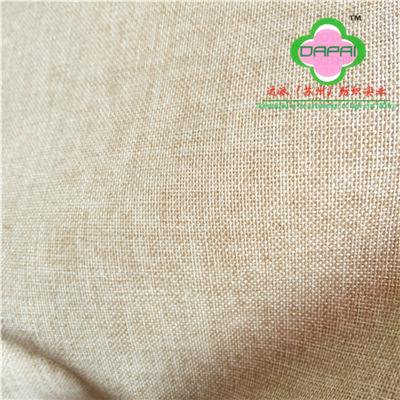 仿粗麻涤纶布 阳离子 PVC防水 沙发手袋箱包装饰用面料
