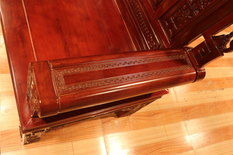 新款古典仿古沙发 客厅实木沙发 单人三人组合沙发 香樟木沙发