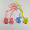 Children's plastic pacifier, lanyard holder, chain, teether