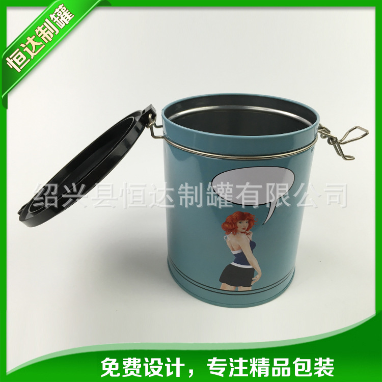长期批发 优质糖果密封铁罐 圆形密封铁罐 品质保障