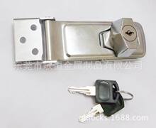 4寸锁牌带锁 送餐箱搭扣锁 锁牌 搭扣锁 柜子搭扣锁 铁箱搭扣锁