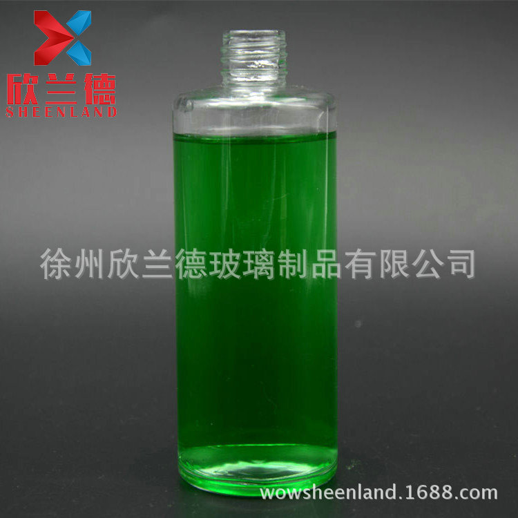 200ml香水挥发玻璃瓶 优质高白料香薰玻璃瓶 螺口圆柱形香薰瓶