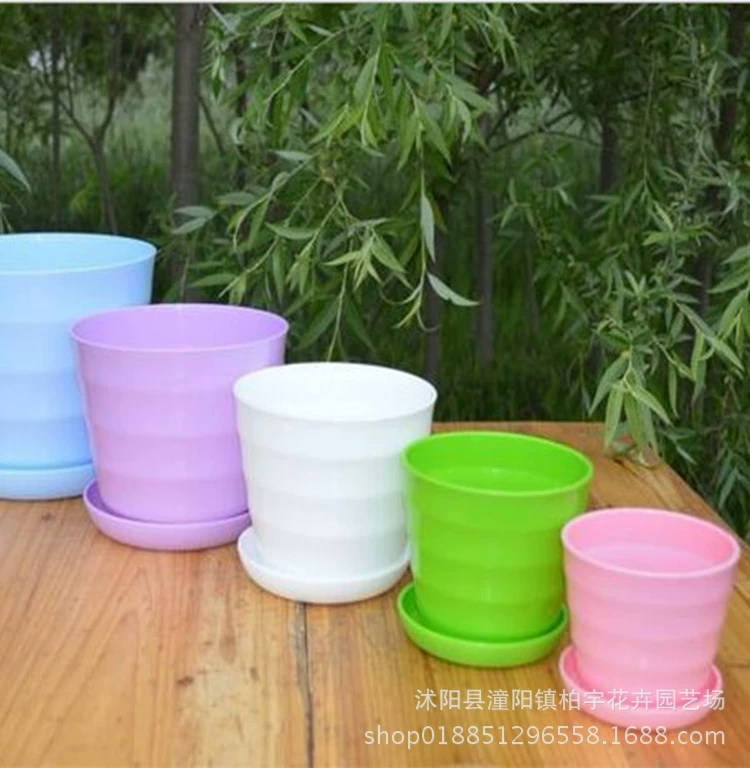 Цветочный горшок с резьбой, глянцевый имитация фарфора, пластиковый горизонтальный зерновой таз, смола, большой цветочный горшок, мясистый цветочный горшок, оптовая продажа с фабрики
