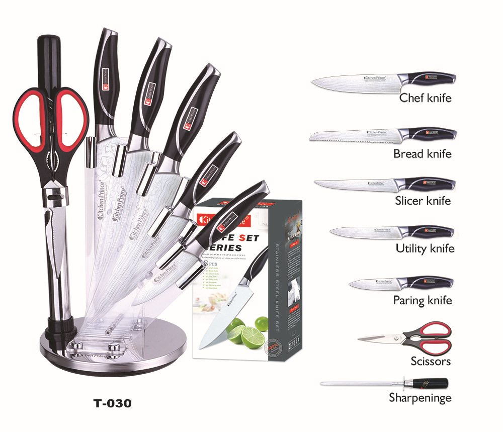 knife set外销高档礼品 出口喷漆钢头套刀 厨房刀具套装export-阿里巴巴