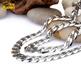 Трендовое ожерелье из нержавеющей стали, цепь, небольшой аксессуар, 7mm, городской стиль, оптовые продажи