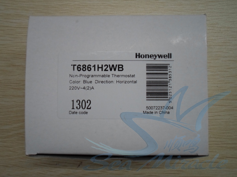 Honeywell霍尼韦尔 T6861H2WB 风机盘管温控器数显温控开关 霍尼韦尔