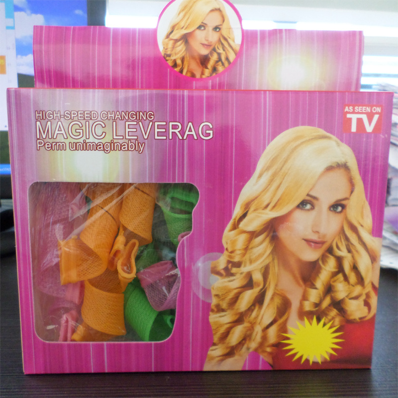 fashion Curls Snail volume Pear Magic Hair stick Hairdressing suit 18 individual Sure customized length