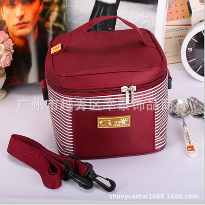 tc日韓國創意zakka版布藝便當包錫箔鋁箔保溫包手拎包飯盒袋批發