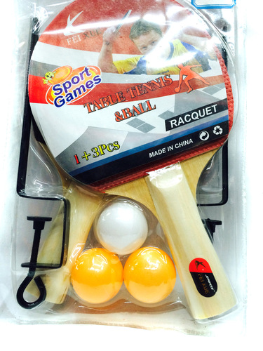 Free 3 balls, 1 net and 1 net frame, Zhibo 101W table tennis racket, suction card table tennis set, table tennis racket