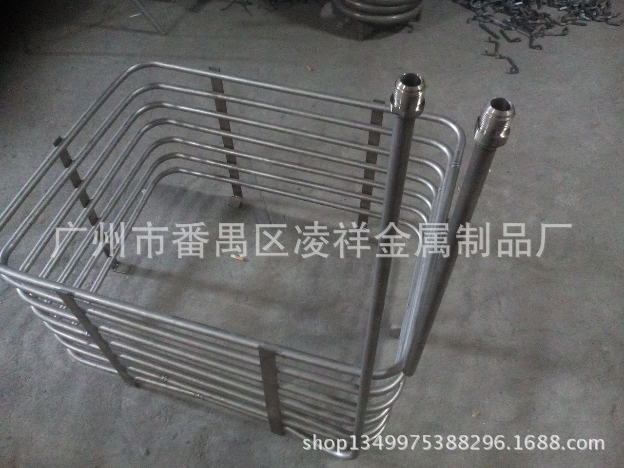 优质纯钛盘管换热器设计广州优质钛U型管蒸发器批发钛热交换器