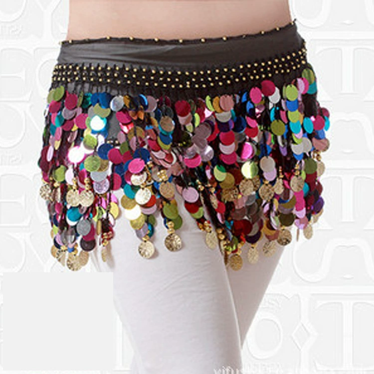 Талия для танца живота цепочка сценическая блестящая поясная цепочка индийская Танцевальная практика Талия Полотенце квадратное танцевальное выступление полотенце для рук