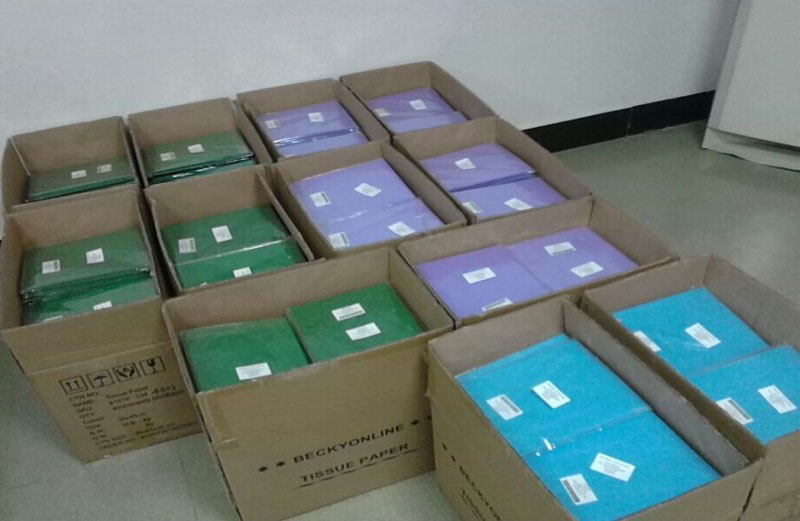 17g彩色拷贝纸折叠装箱出口2