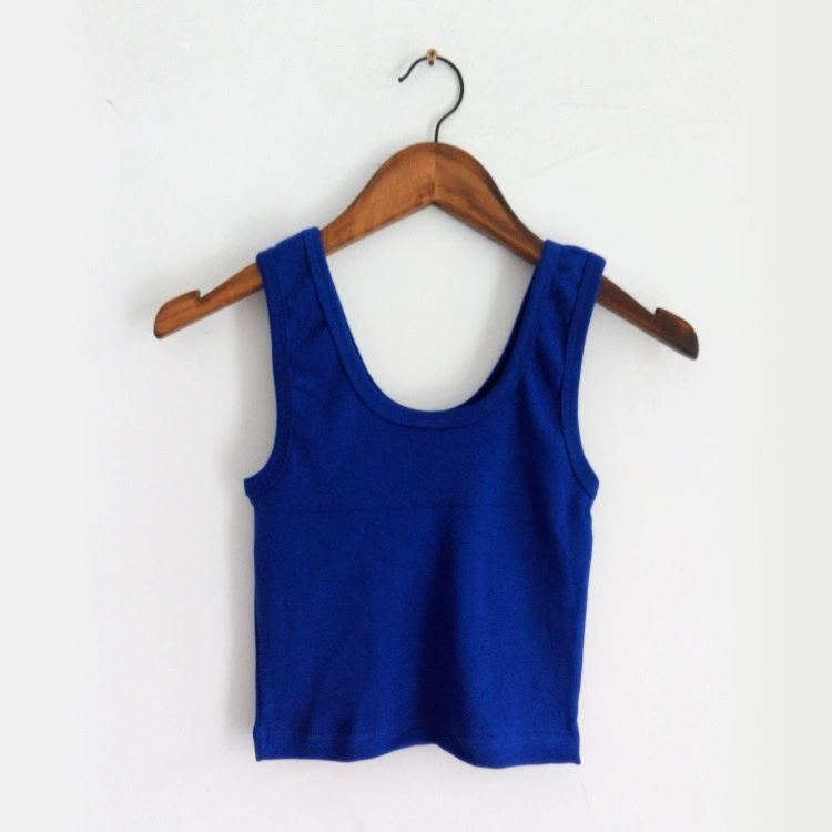Women's Push-Up Bra Tank Top, Padded Crop for Yoga & Sleep, One Size, Elastic 60–90 cm