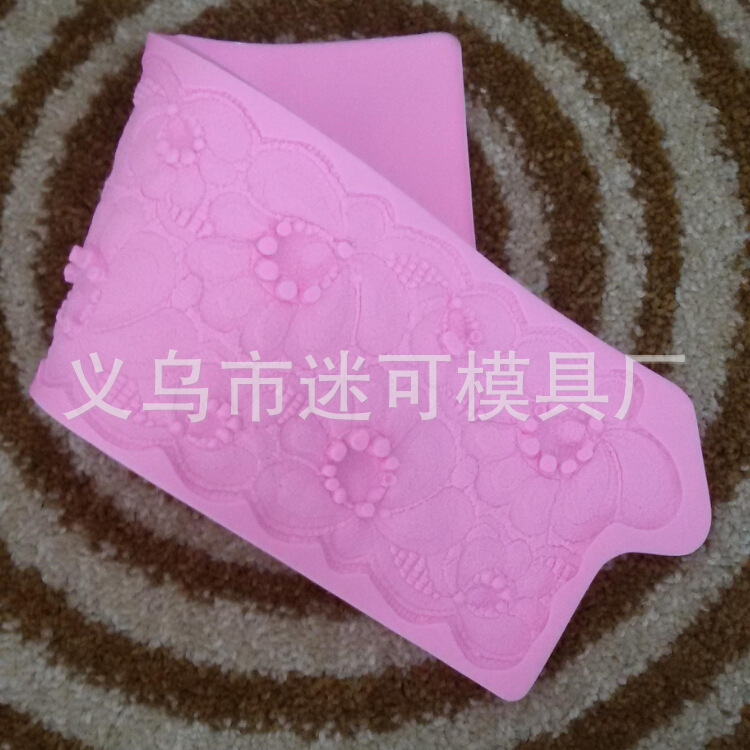 Pastelería hornear fondant herramienta pastel encaje artesanal jabón molde 196
