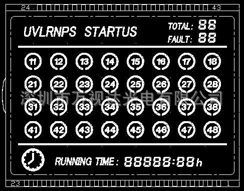 工业电表仪表LCD液晶屏