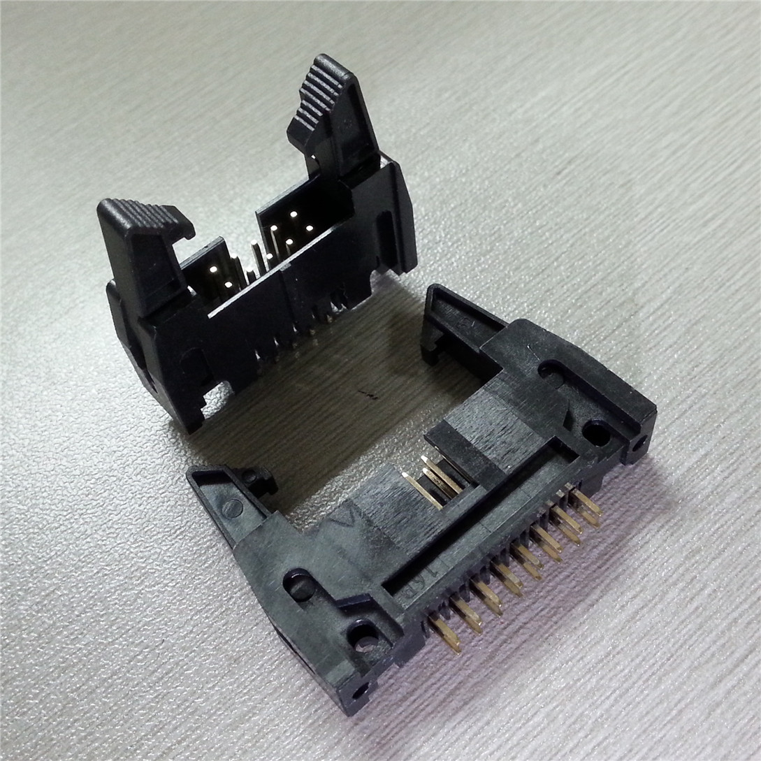 2.54牛角连接器 批发2.54直插牛角连接器 优2.54压排式牛角连接器