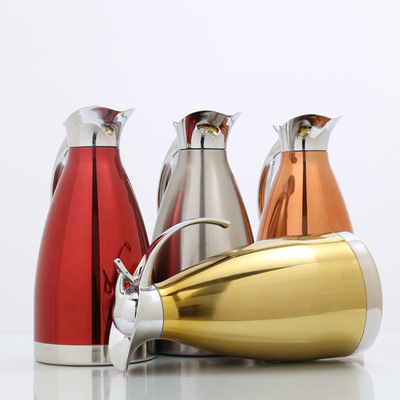 Manufactor Stainless steel heat preservation Coffee pot to work in an office Domestic hot water bottle Large capacity kettle Custom printed logo