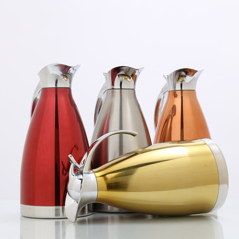 Manufactor Stainless steel heat preservation Coffee pot to work in an office Domestic hot water bottle Large capacity kettle Custom printed logo