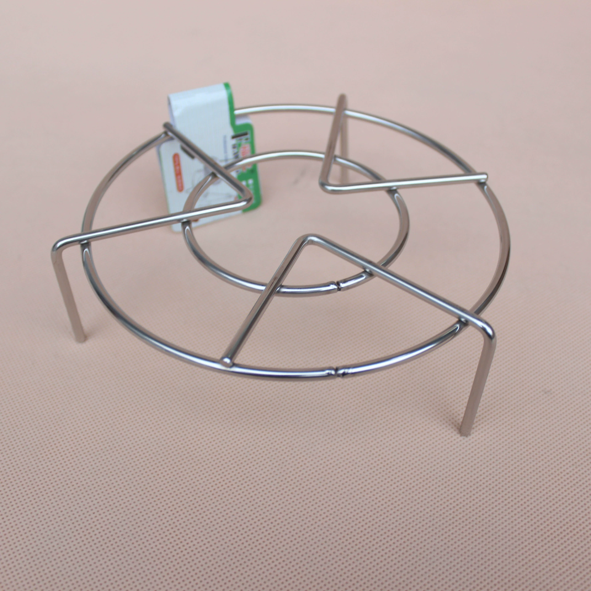 Stainless steel 4 % plus a thick steamerless triangular steamer, multi -functional water sarcasm steamer pad fried rice cooker rack