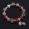 Wonderful bead series of oil full drill bracelet large -hole rhinestone bracelet production and processing