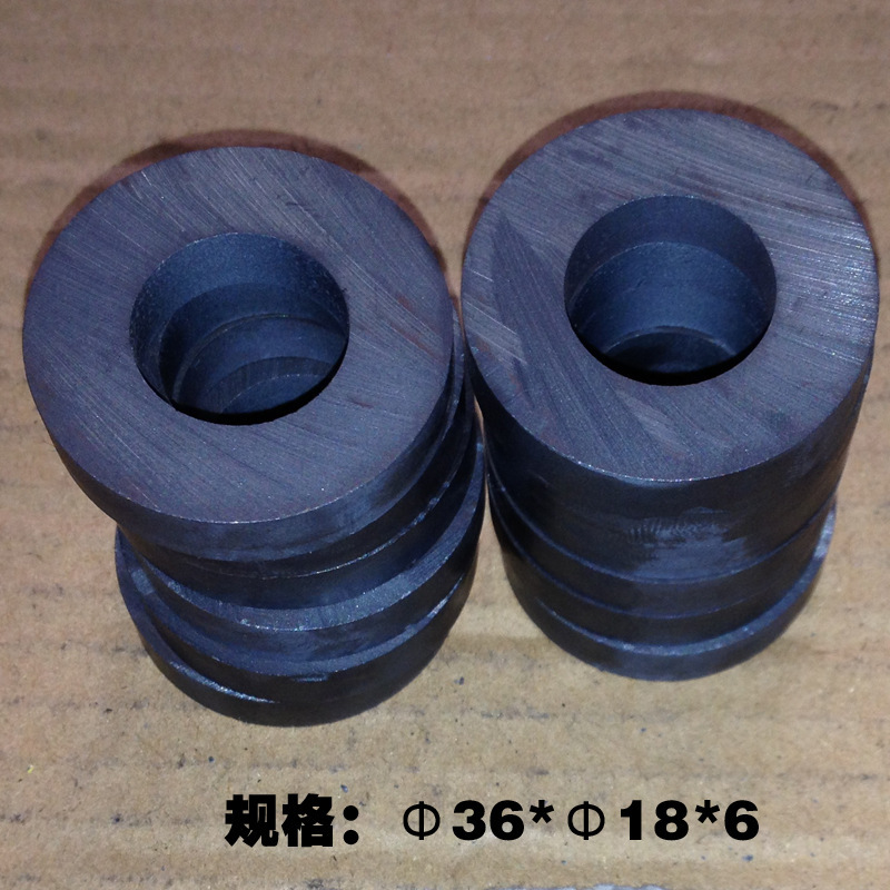 厂家铁氧体大圆环，环形磁铁，规格：D55*25*6 圆环磁铁