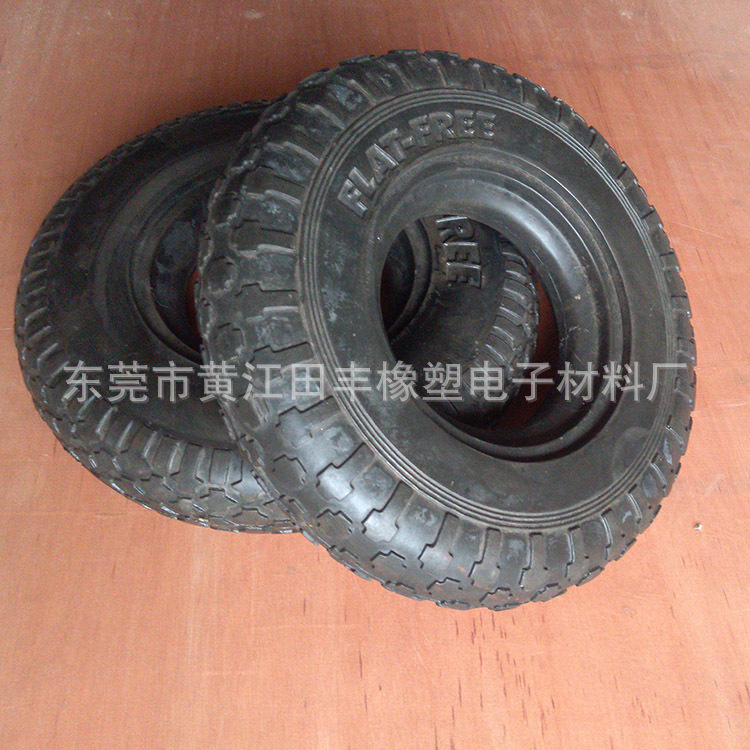 【东莞】高耐磨聚氨酯实心轮胎 pu矿车轮胎实心免充气轮胎