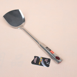 A088 Non-magnetic square handle spatula kitchen supplies stainless steel cooking spatula stainless steel spatula spatula
