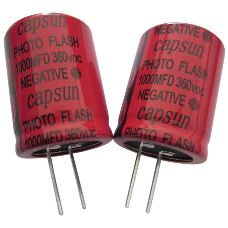强脉冲光光谱电容器,1200UF360V闪光灯电容，nichicon铝电解电容