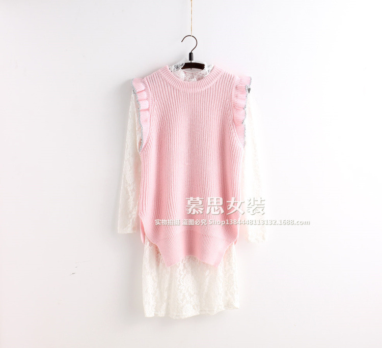 Gilet femme en Mélange de poils de lapin - Ref 3318443 Image 7