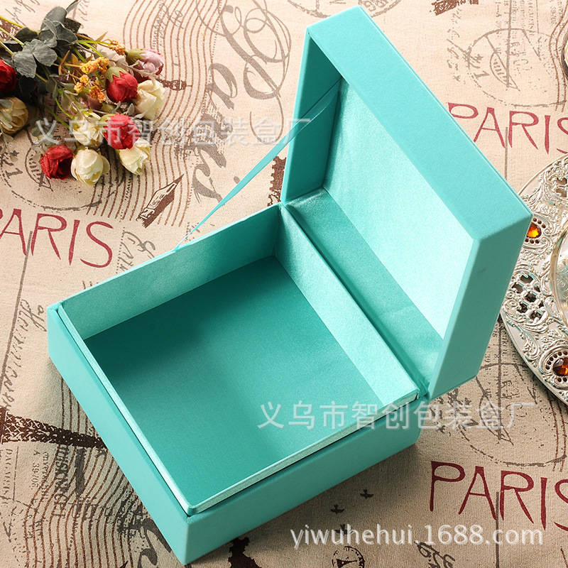 方形绒布永生花盒520礼品盒 伴手礼礼盒私人订制婚庆喜糖包装盒