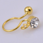 厂家直销出售韩版U型无痛无耳洞合金隐形耳夹饰品