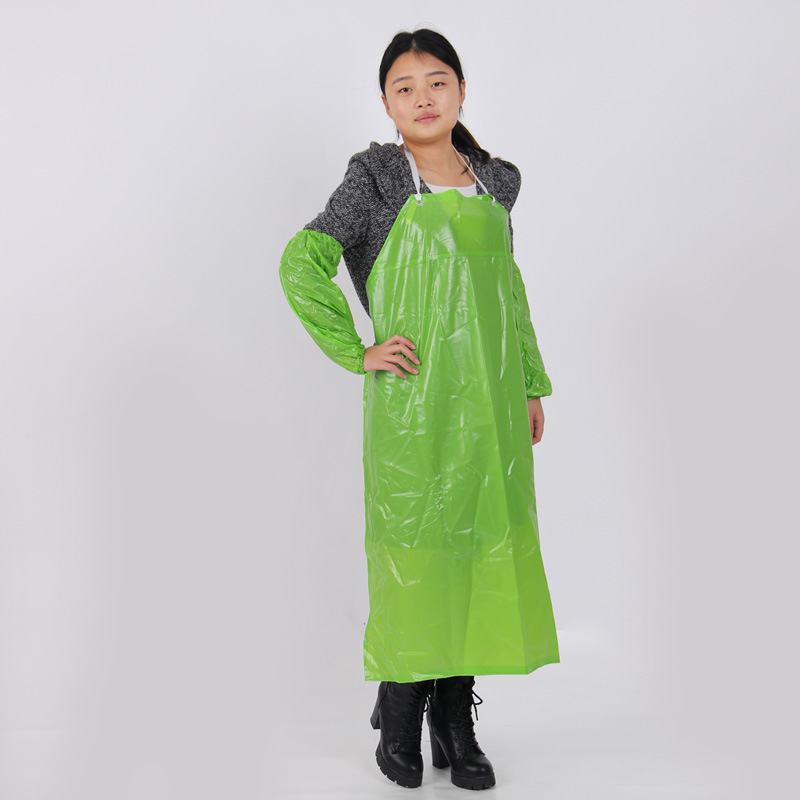 【现货供应】pvc防水围裙 套袖围裙防水耐油耐酸酒店围裙 多色