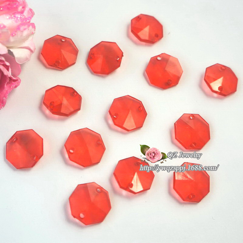Acrylic octagonal bead curtain, door curtain, partition curtain, hanging curtain, scattered beads, handcrafted materials, DIY crystal chandelier accessories wholesale detail image 8