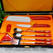 2017年热销陶瓷刀/批发陶瓷刀套装/厨房用具陶瓷刀/色釉七件