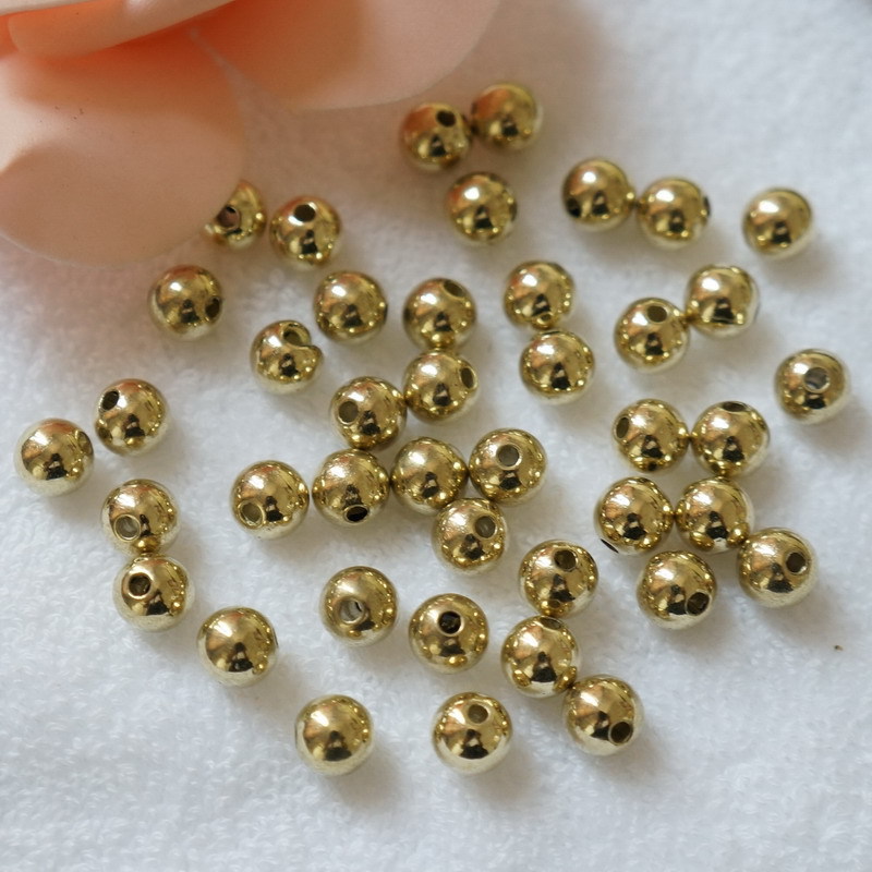 3-12mm bright beaded electroplated plastic jewelry accessories, creative beaded small accessories, bracelets, necklaces, diy coated beads detail image 5