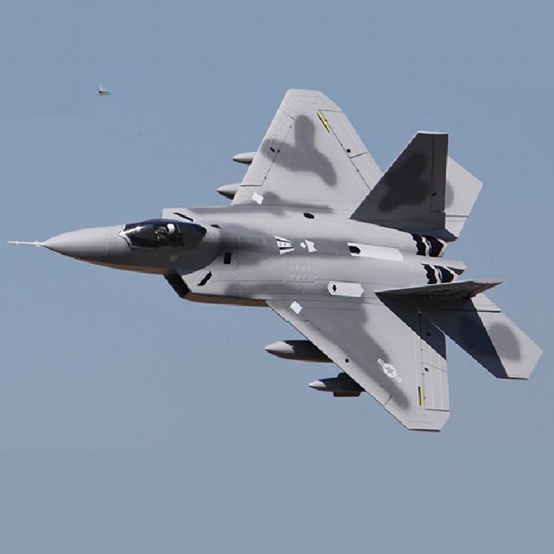 大型固定翼飞机  遥控F22猛禽战斗机 2.4G遥控涵道飞机 航空模型