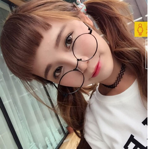 Two-dimensional bangs, Japanese airy fake bangs, retro mini eyebrow bangs, wig with bangs