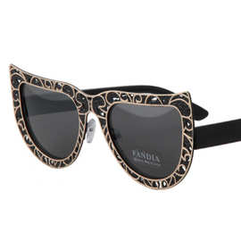 A219 新款欧美复古风金属镂空眼女士时尚太阳镜眼镜墨镜