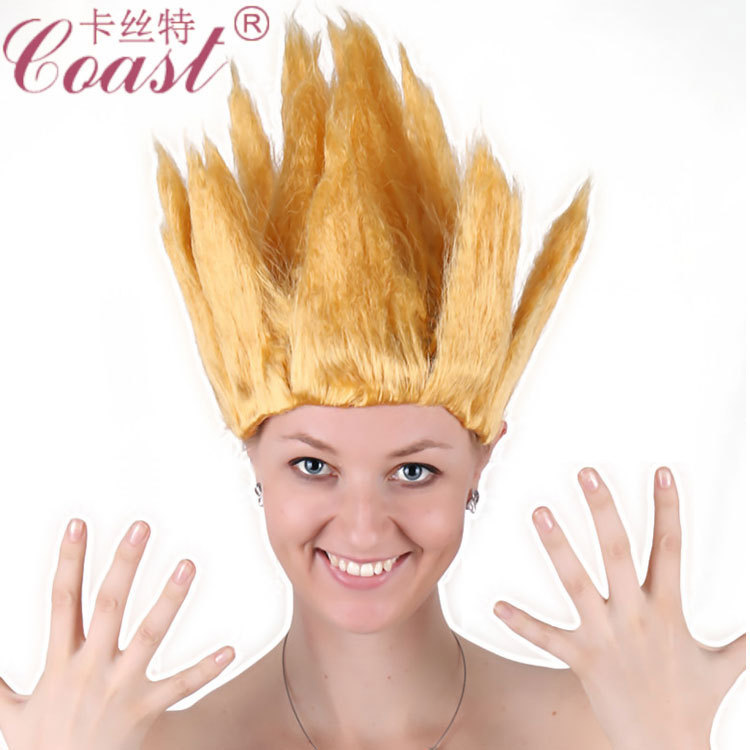 Flame Wig cosplay Trolls Holiday Wig Halloween European and American Party Carnival Dragon Ball Wig Flame Wig cosplay Trolls Holiday Wig Halloween European and American Party Carnival Dragon Ball Wig