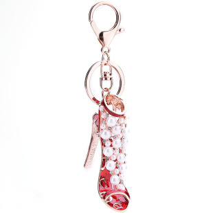 Nouveau Diamant Fraise Porte-clés Pendentif Strass Sac Accessoires Yiwu Usine En Gros Activité Promotionnel Nouveautés display picture 10