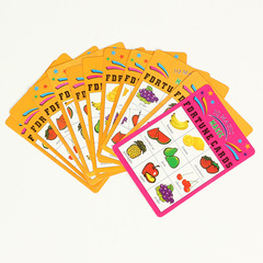 Fruit Prediction Card, Mind Reading Cardistry, Predictive Interaction, Telepathy, Factory Direct Sale, Close-Up Magic Props