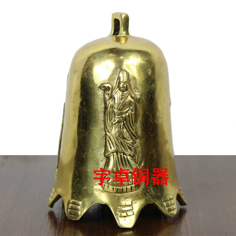 Маленький медный колокольчик, латунный чай Tieguanyin, подвеска
